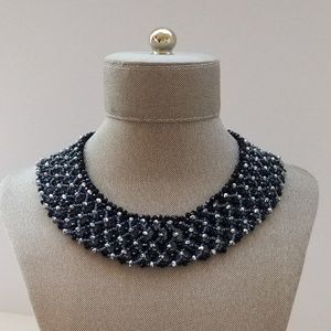 Black&Gray Crystal Necklace